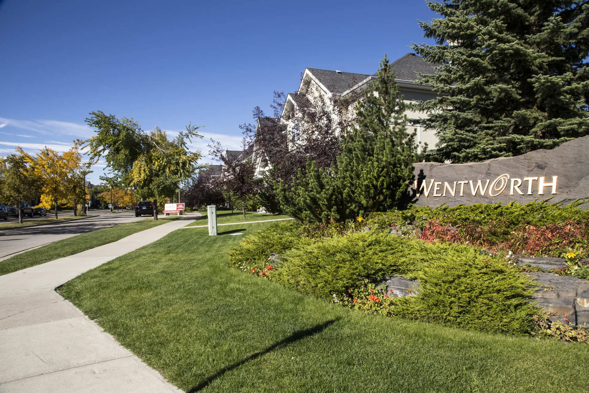 Photograph of Wentworth entrance within West Springs